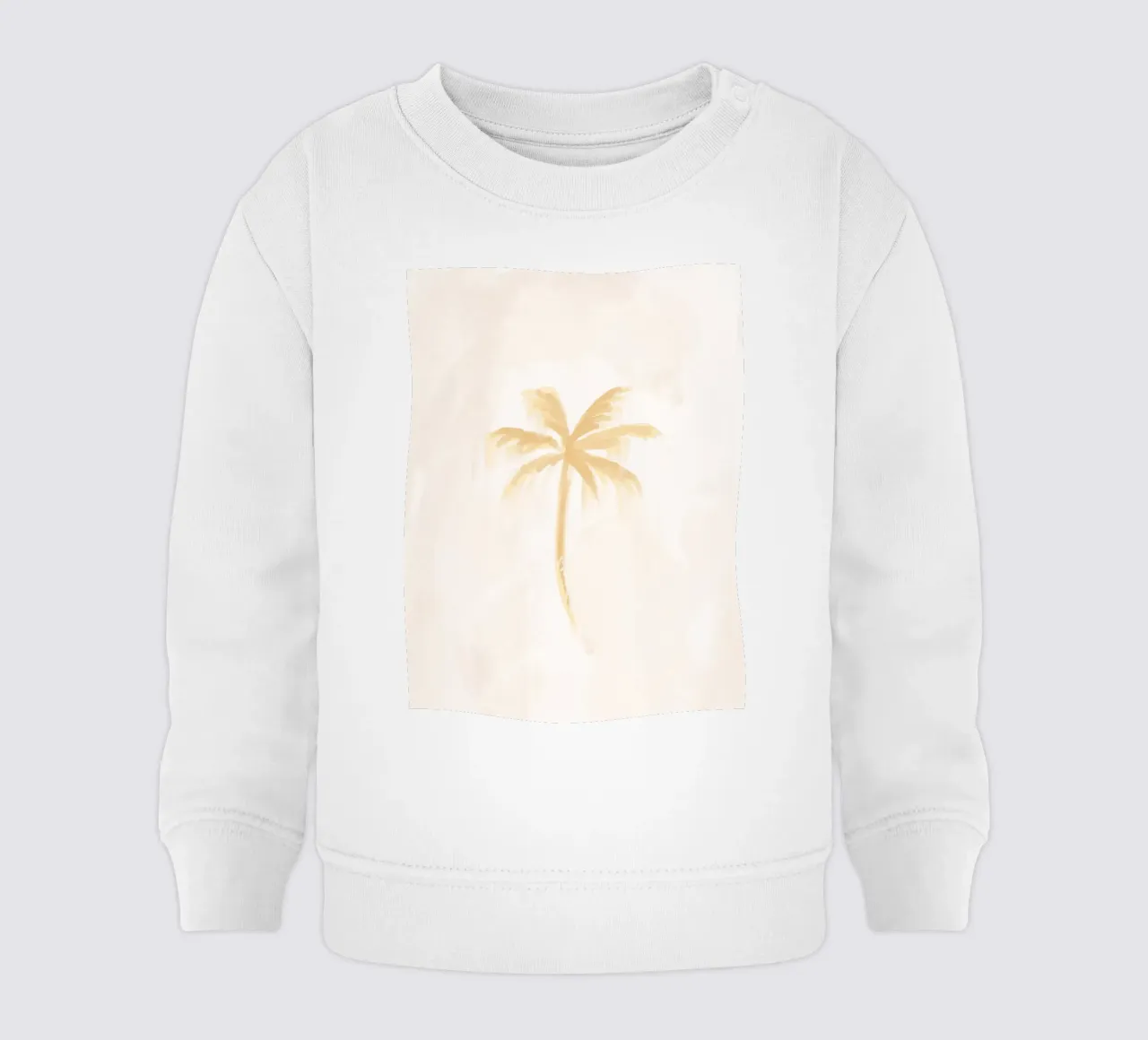 Dreamy Coastal Boho Abstract Coconut Palm Tree Island Vibes felpa neonato da This Wild Soul - Illustration