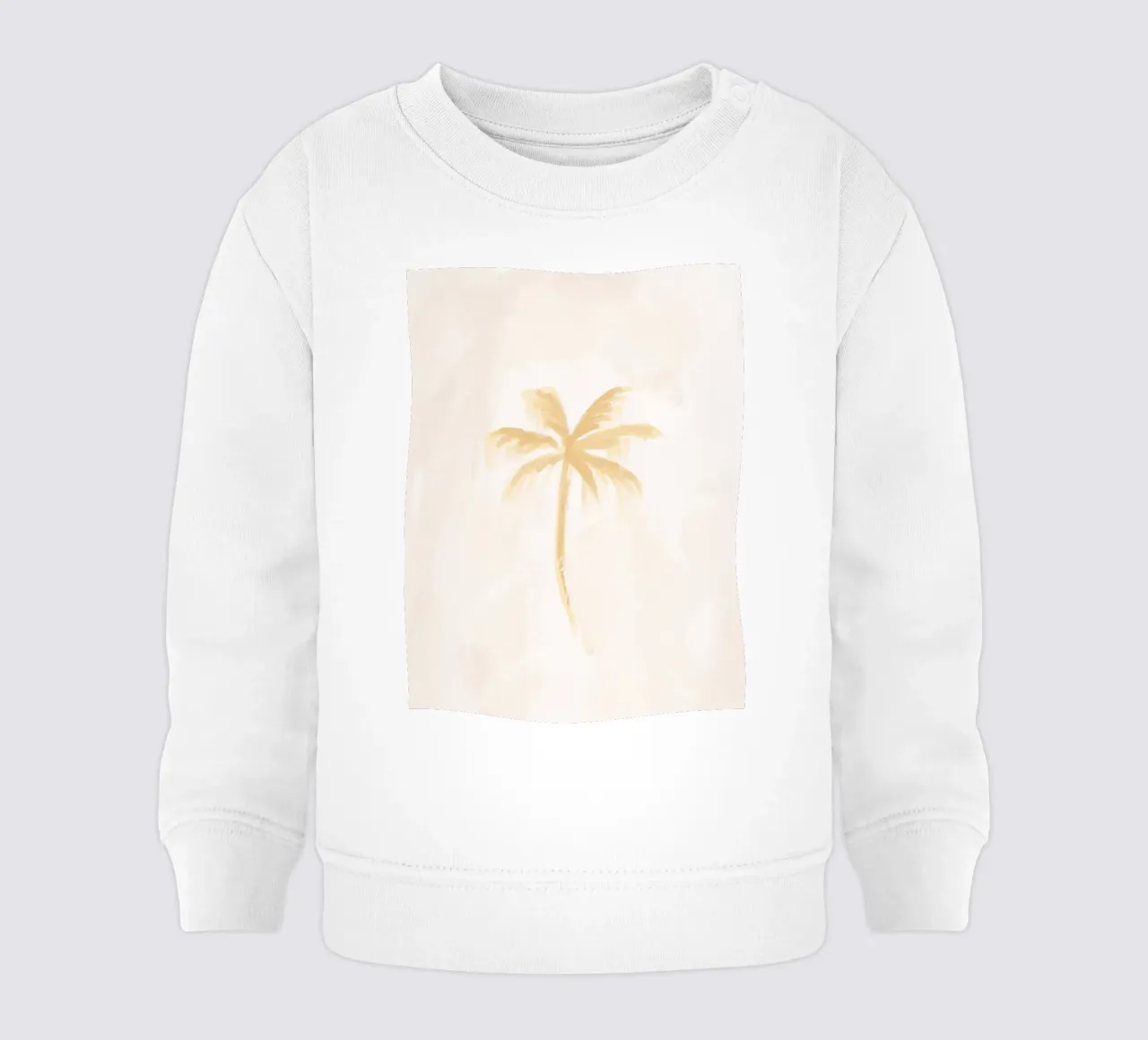 Dreamy Coastal Boho Abstract Coconut Palm Tree Island Vibes felpa neonato da This Wild Soul - Illustration