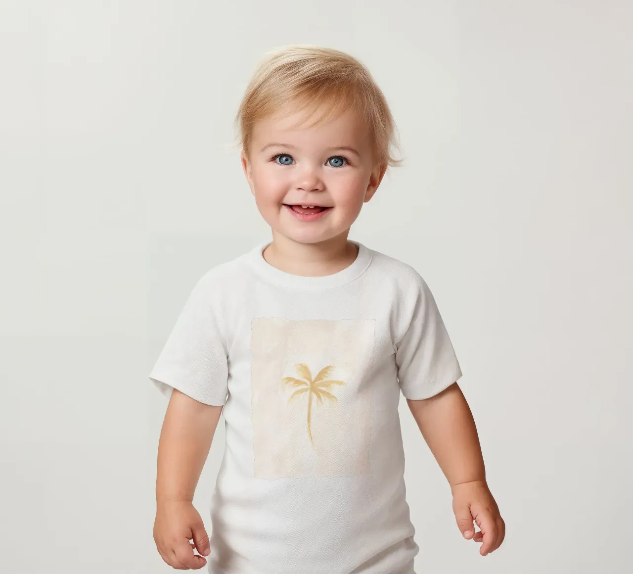 Dreamy Coastal Boho Abstract Coconut Palm Tree Island Vibes maglietta neonato da This Wild Soul - Illustration