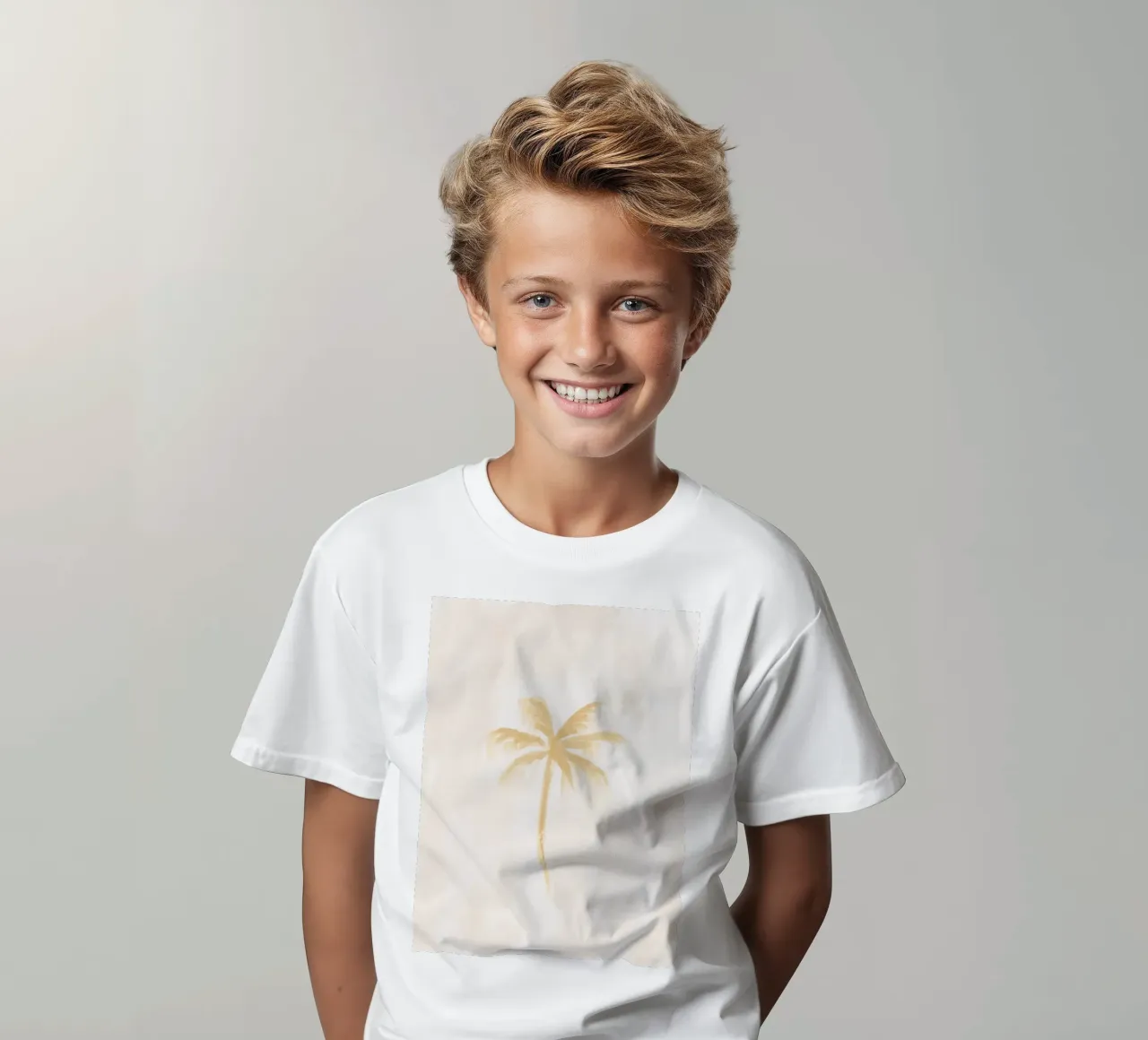 Dreamy Coastal Boho Abstract Coconut Palm Tree Island Vibes t-shirt bambini da This Wild Soul - Illustration