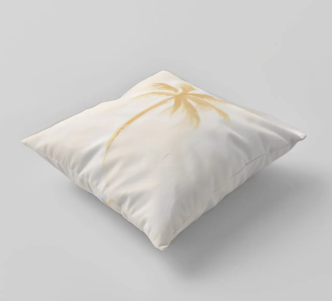 Dreamy Coastal Boho Abstract Coconut Palm Tree Island Vibes cuscino da This Wild Soul - Illustration