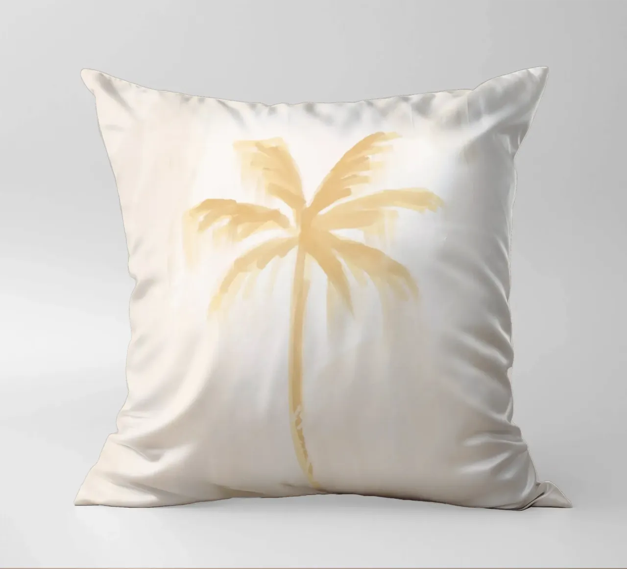 Dreamy Coastal Boho Abstract Coconut Palm Tree Island Vibes cuscino da This Wild Soul - Illustration