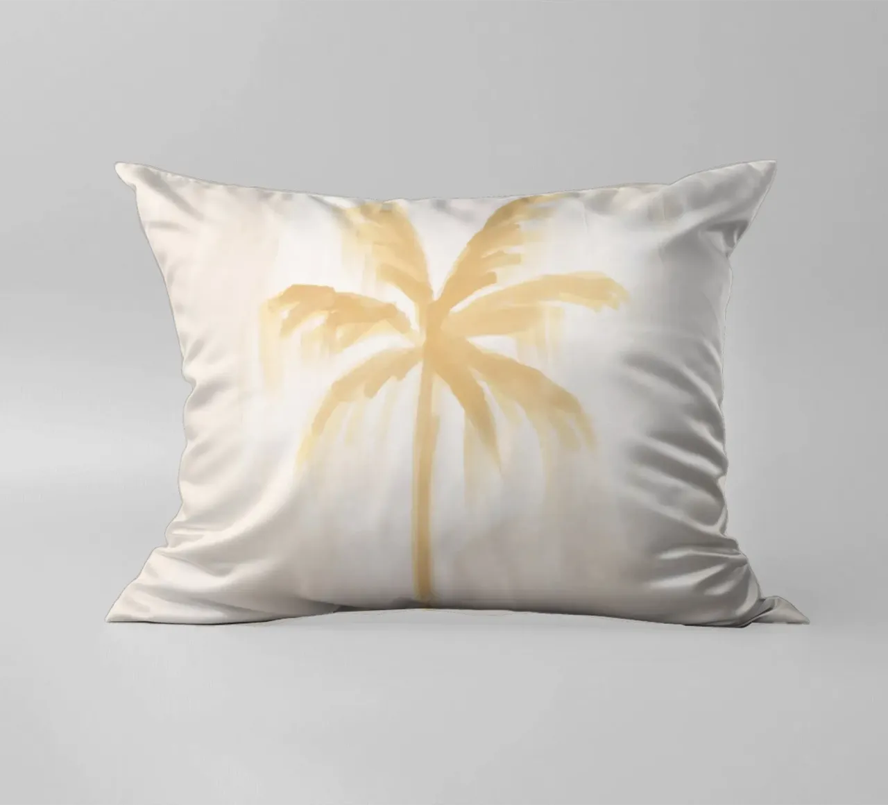 Dreamy Coastal Boho Abstract Coconut Palm Tree Island Vibes cuscino da This Wild Soul - Illustration
