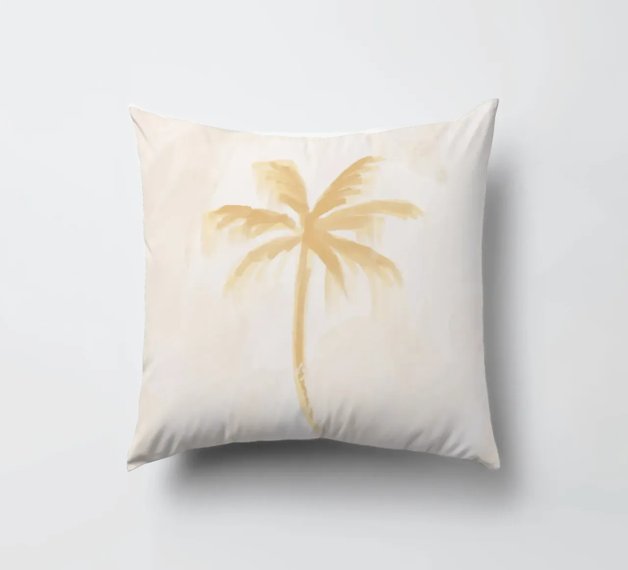 Dreamy Coastal Boho Abstract Coconut Palm Tree Island Vibes cuscino da This Wild Soul - Illustration