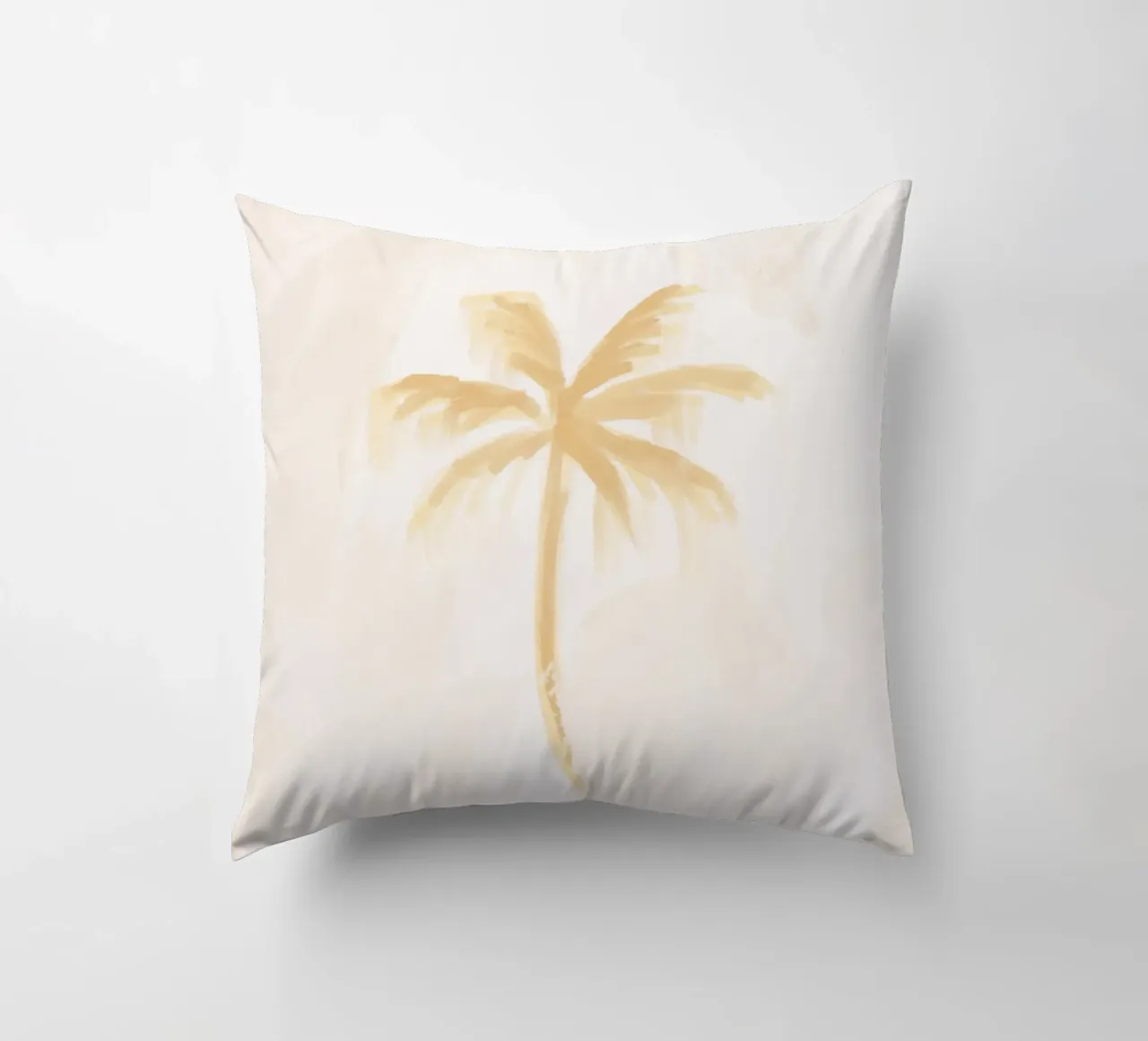 Dreamy Coastal Boho Abstract Coconut Palm Tree Island Vibes cuscino da This Wild Soul - Illustration
