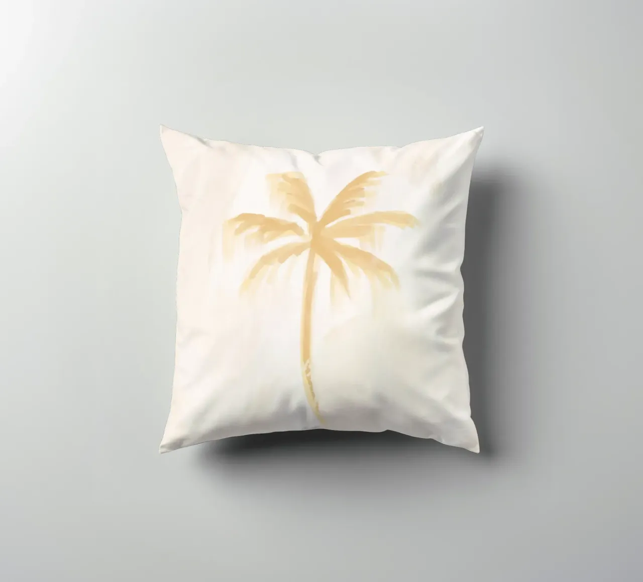 Dreamy Coastal Boho Abstract Coconut Palm Tree Island Vibes cuscino da This Wild Soul - Illustration
