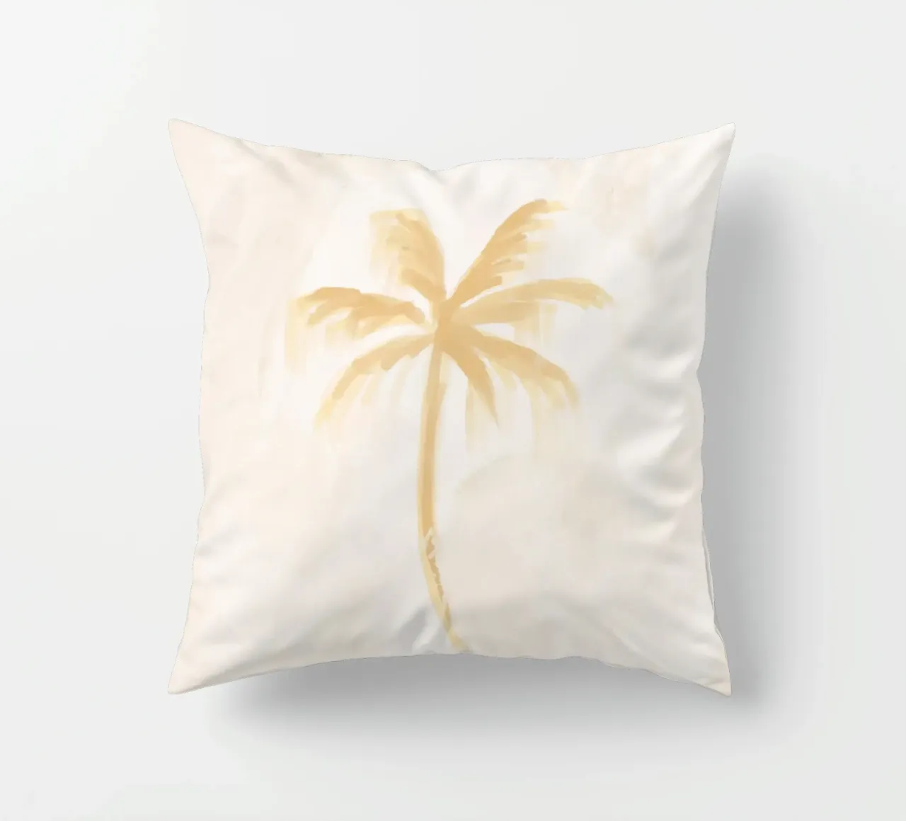 Dreamy Coastal Boho Abstract Coconut Palm Tree Island Vibes cuscino da This Wild Soul - Illustration