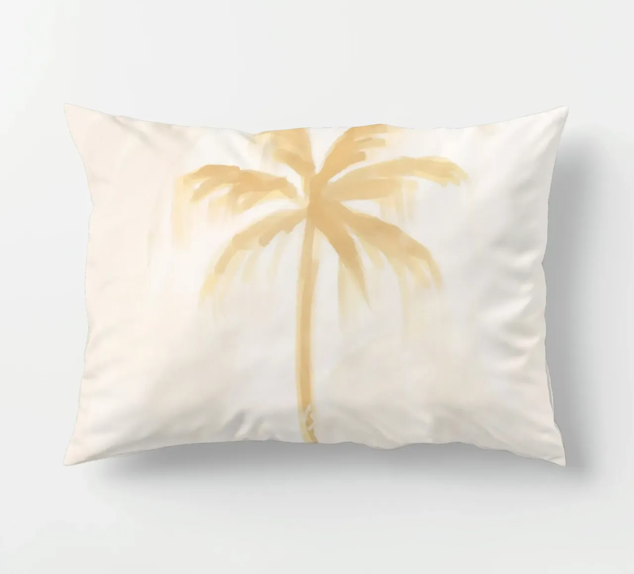Dreamy Coastal Boho Abstract Coconut Palm Tree Island Vibes cuscino da This Wild Soul - Illustration