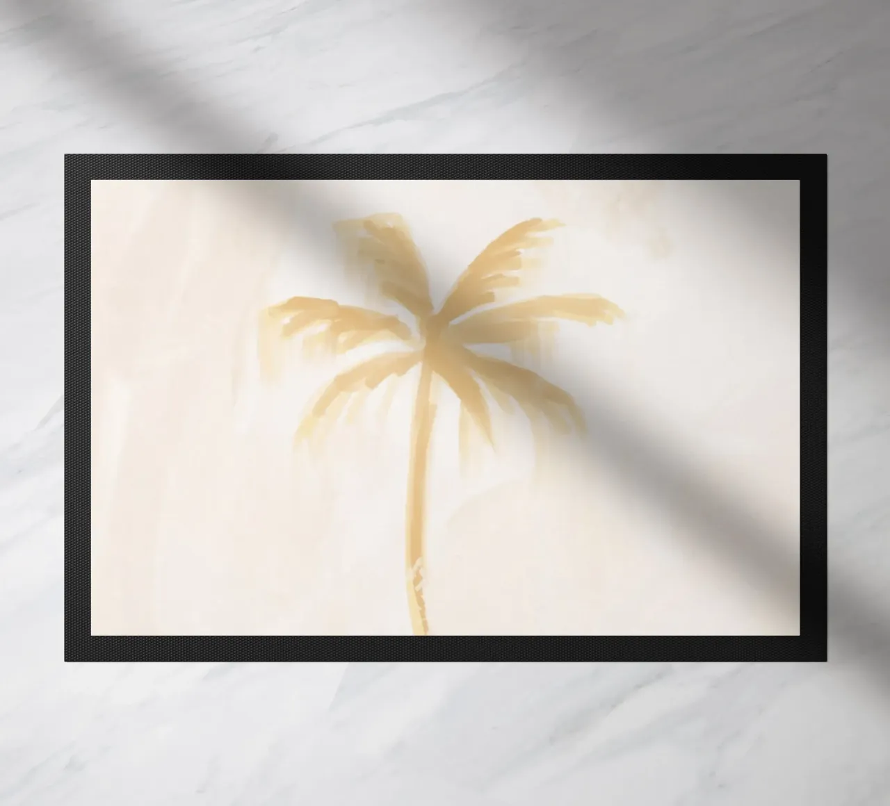 Dreamy Coastal Boho Abstract Coconut Palm Tree Island Vibes zerbino da This Wild Soul - Illustration