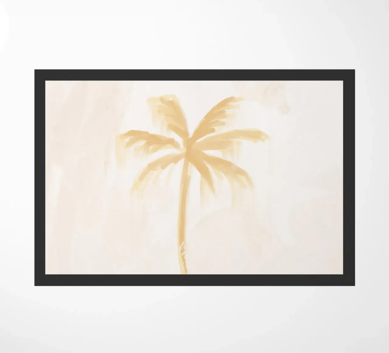 Dreamy Coastal Boho Abstract Coconut Palm Tree Island Vibes zerbino da This Wild Soul - Illustration