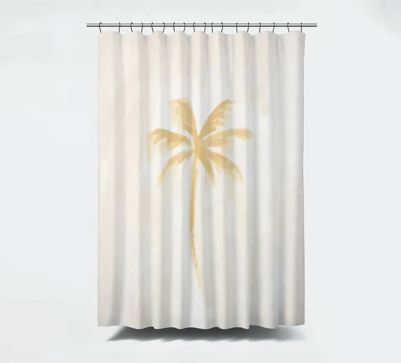 Dreamy Coastal Boho Abstract Coconut Palm Tree Island Vibes tenda da doccia da This Wild Soul - Illustration