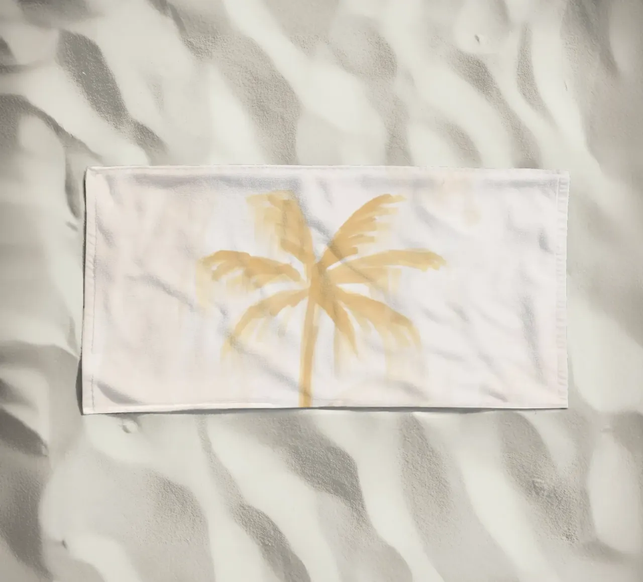 Dreamy Coastal Boho Abstract Coconut Palm Tree Island Vibes telo mare da This Wild Soul - Illustration