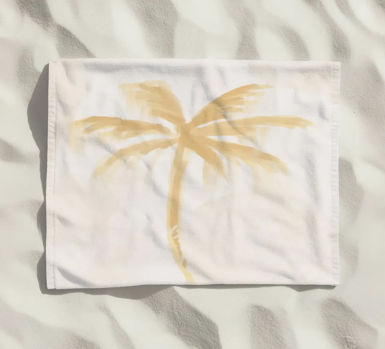 Dreamy Coastal Boho Abstract Coconut Palm Tree Island Vibes telo mare da This Wild Soul - Illustration