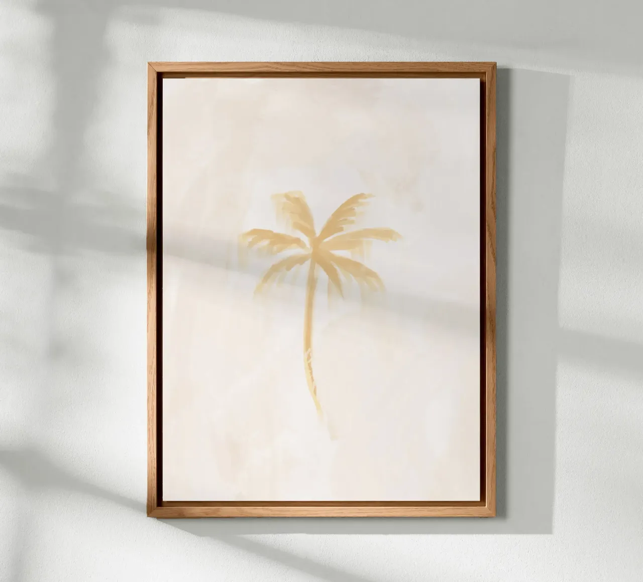 Dreamy Coastal Boho Abstract Coconut Palm Tree Island Vibes alluminio dibond da This Wild Soul - Illustration