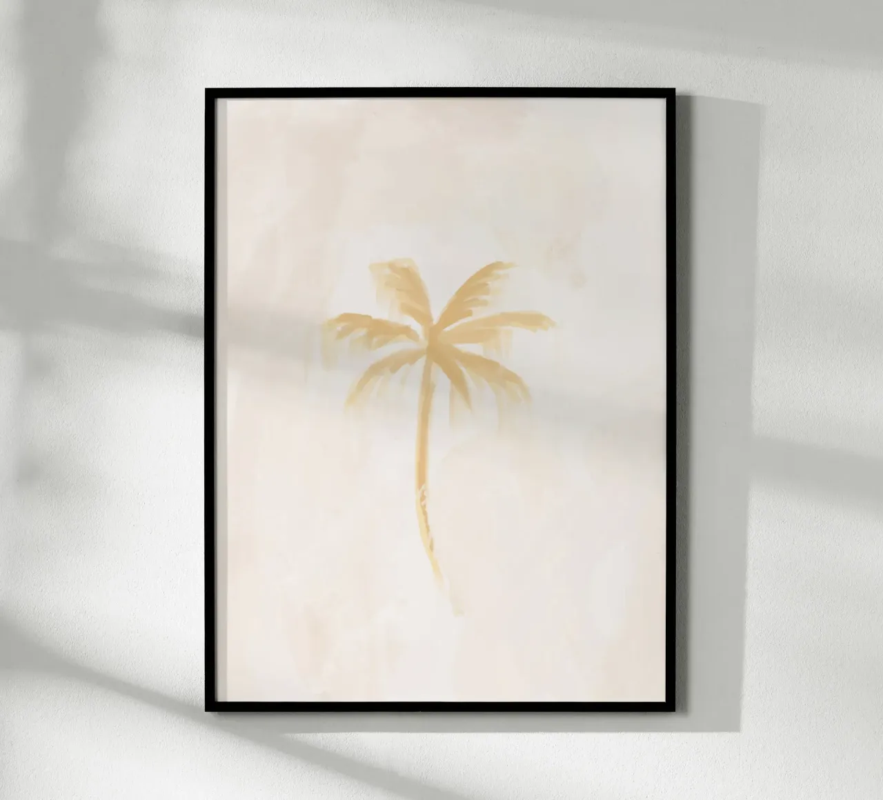 Dreamy Coastal Boho Abstract Coconut Palm Tree Island Vibes carta hahnemühle da This Wild Soul - Illustration