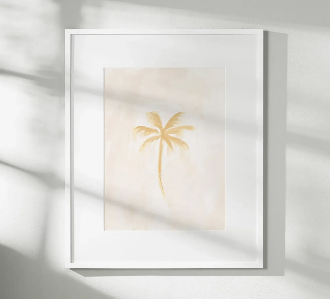 Dreamy Coastal Boho Abstract Coconut Palm Tree Island Vibes carta hahnemühle da This Wild Soul - Illustration