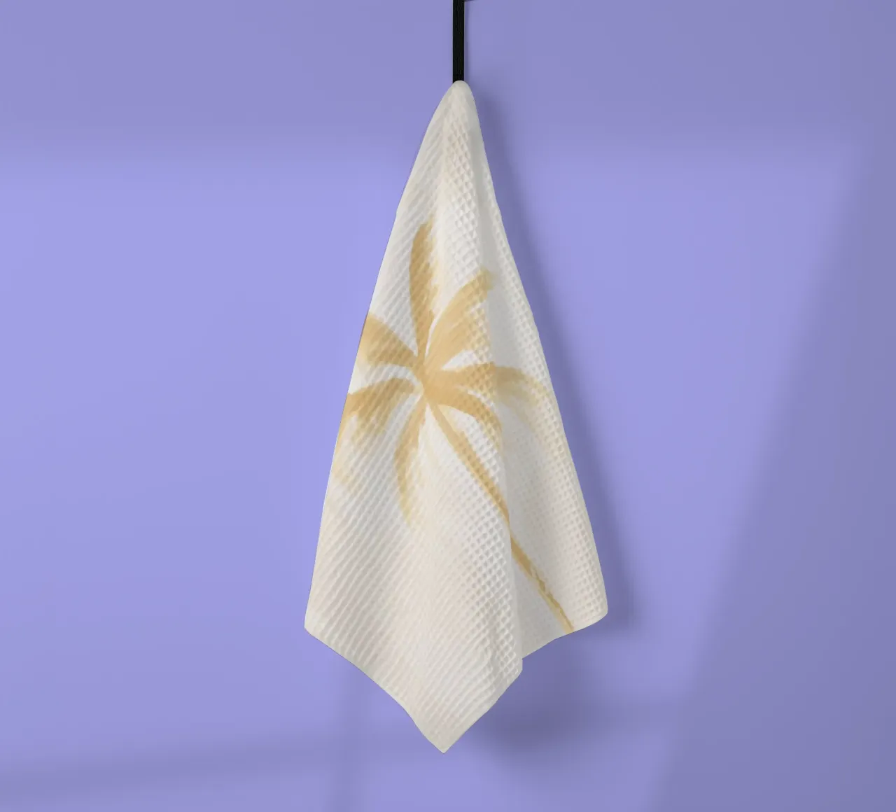 Dreamy Coastal Boho Abstract Coconut Palm Tree Island Vibes canovaccio da cucina da This Wild Soul - Illustration