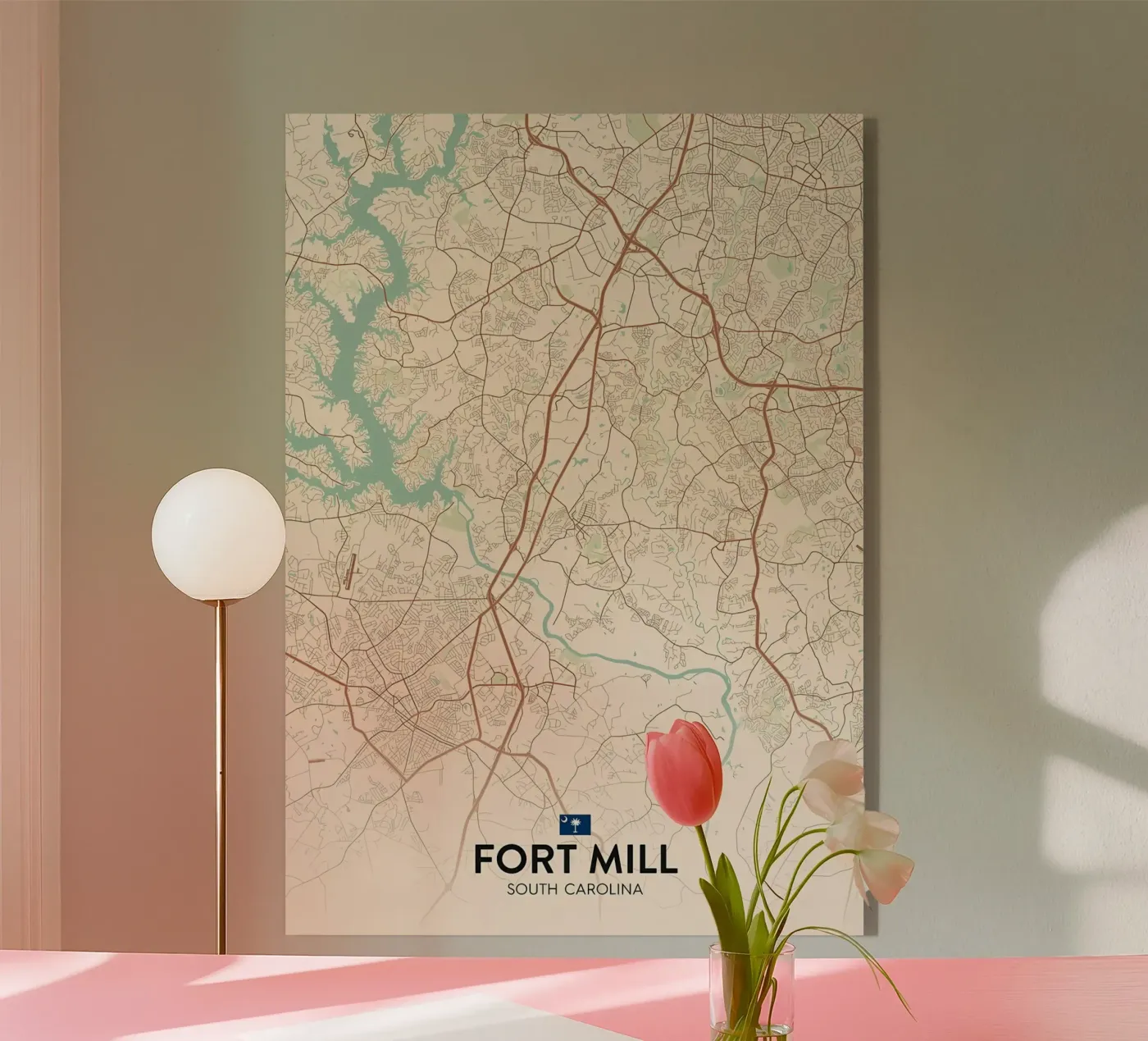 Fort Mill SC acrylic glass by Jacob W MICKELSON