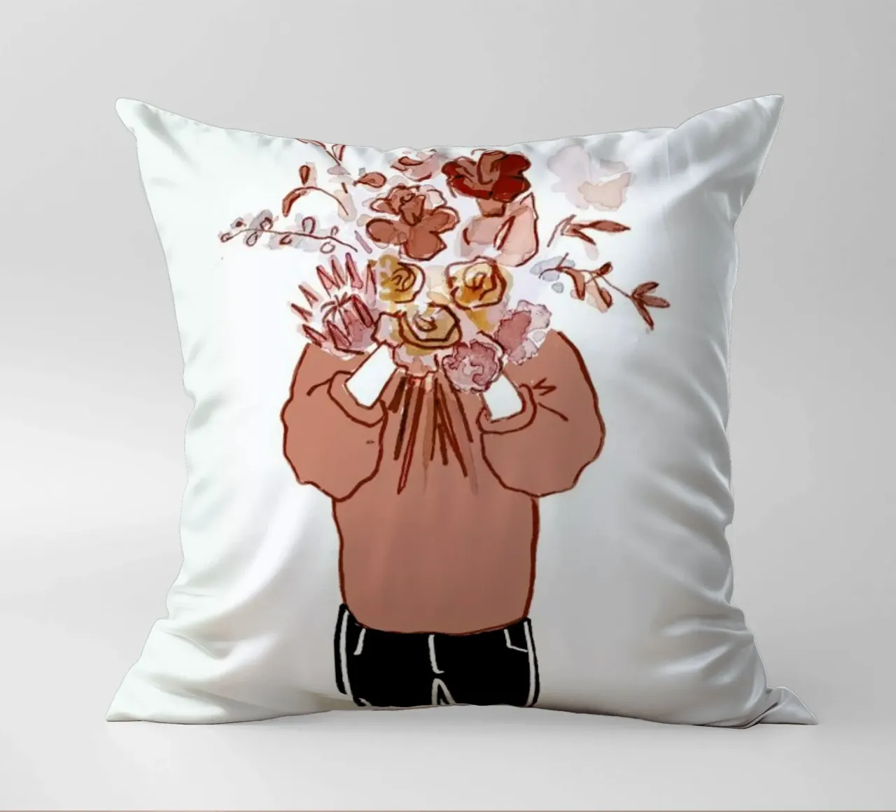 Blumenfrau cuscino da Farina Kuklinski