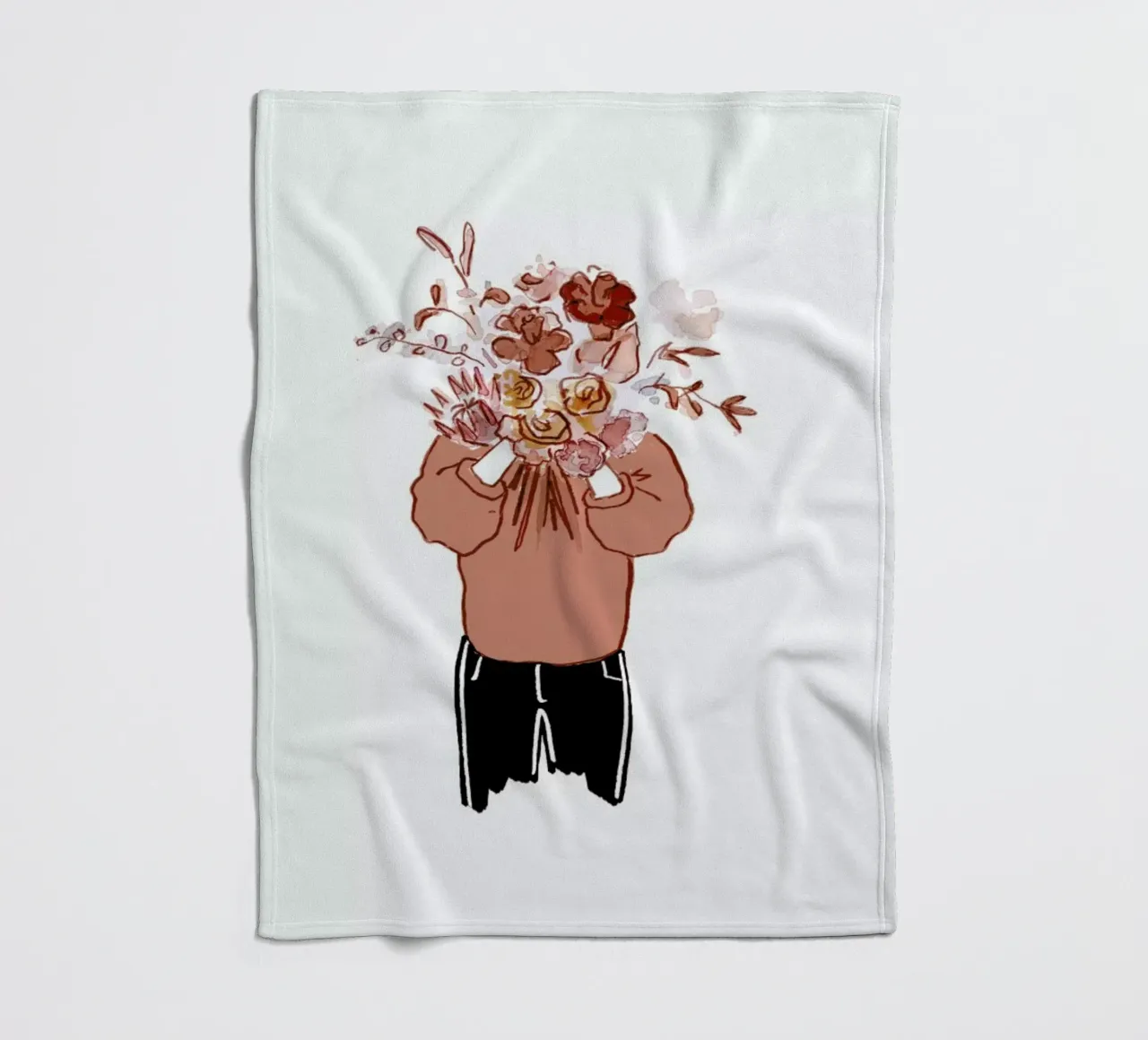 Blumenfrau coperta in pile da Farina Kuklinski