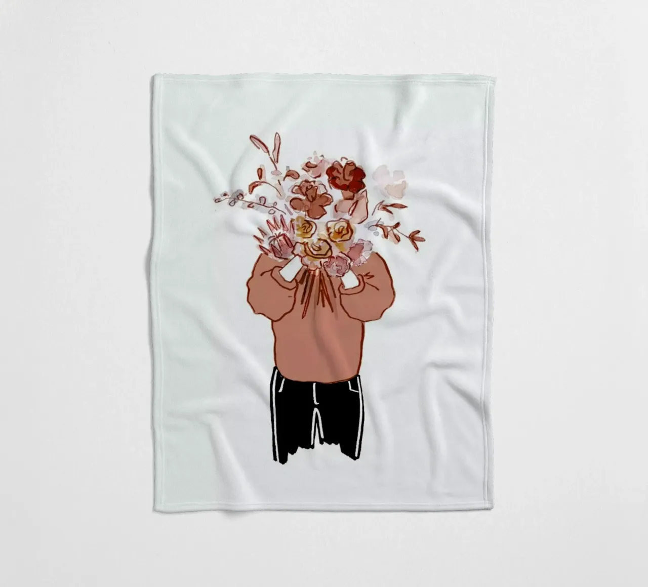 Blumenfrau coperta in pile da Farina Kuklinski
