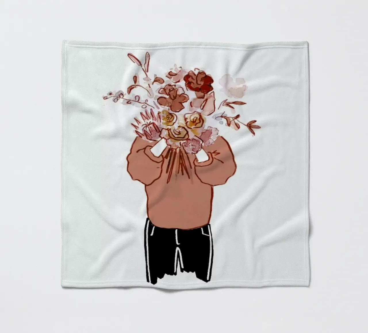 Blumenfrau coperta in pile da Farina Kuklinski