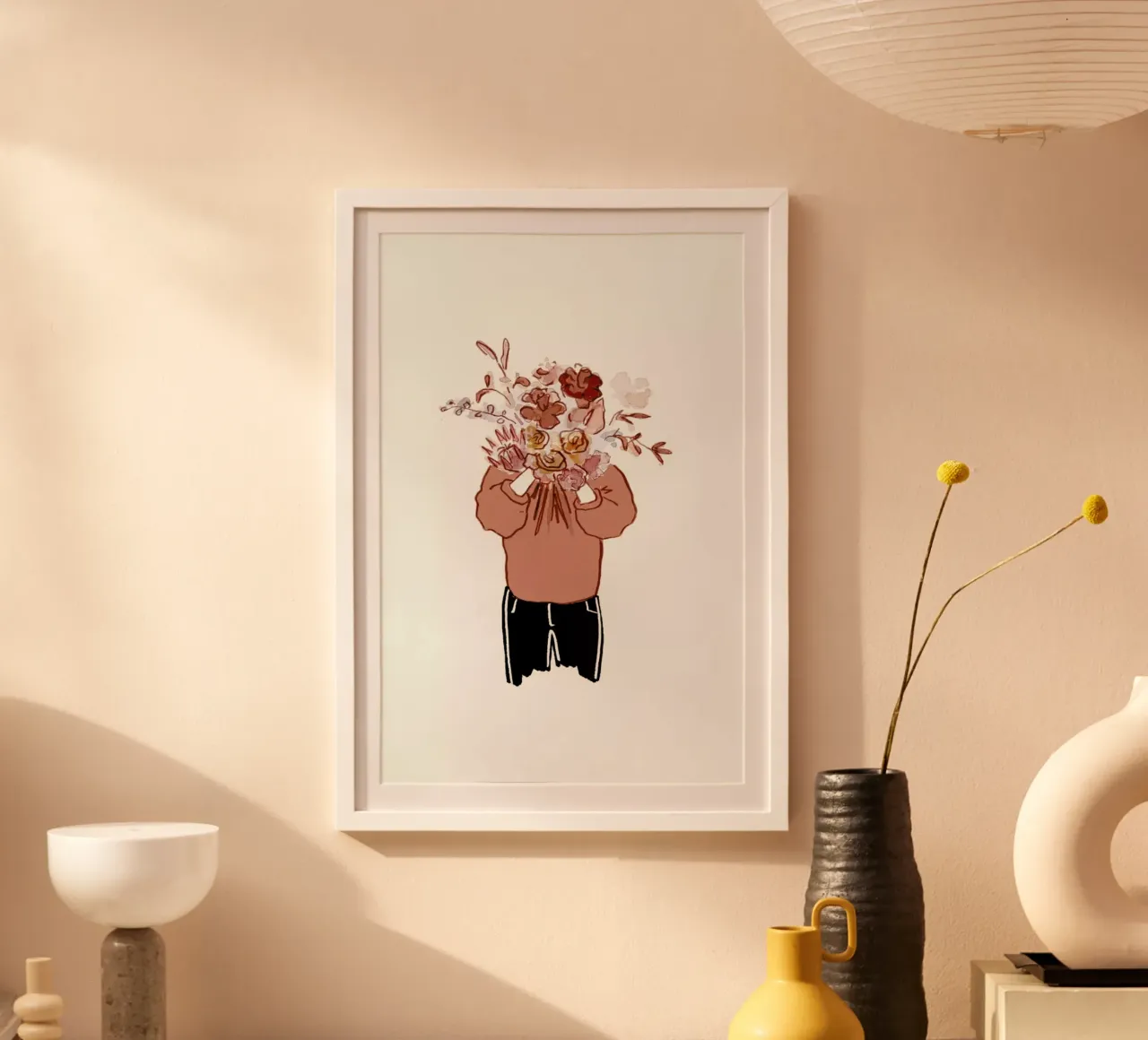 Blumenfrau hahnemühle by Farina Kuklinski