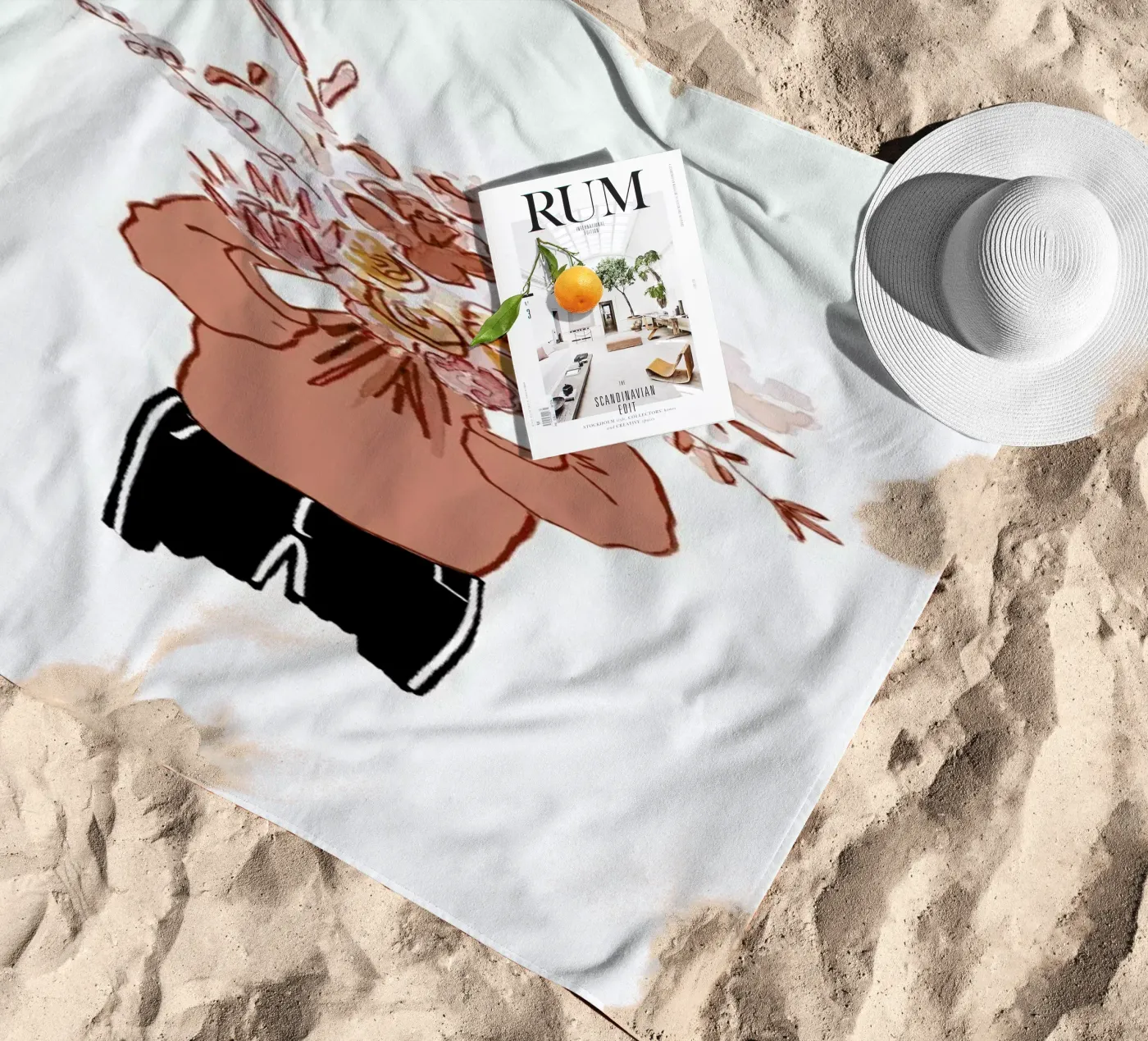 Blumenfrau telo mare da Farina Kuklinski