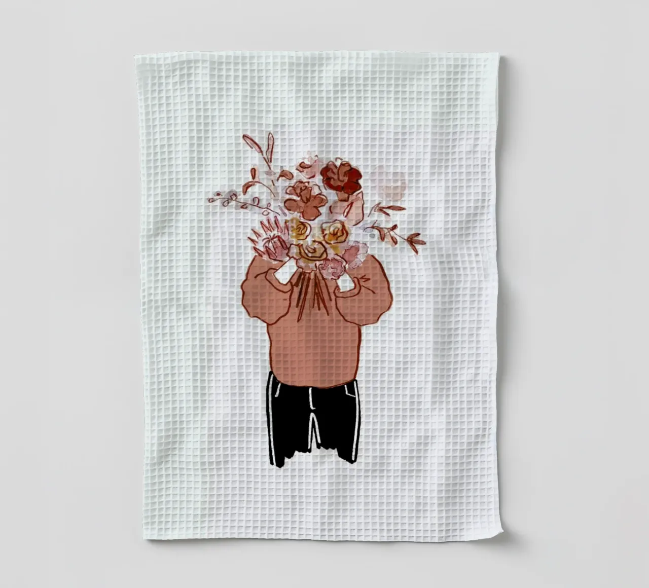 Blumenfrau canovaccio da cucina da Farina Kuklinski