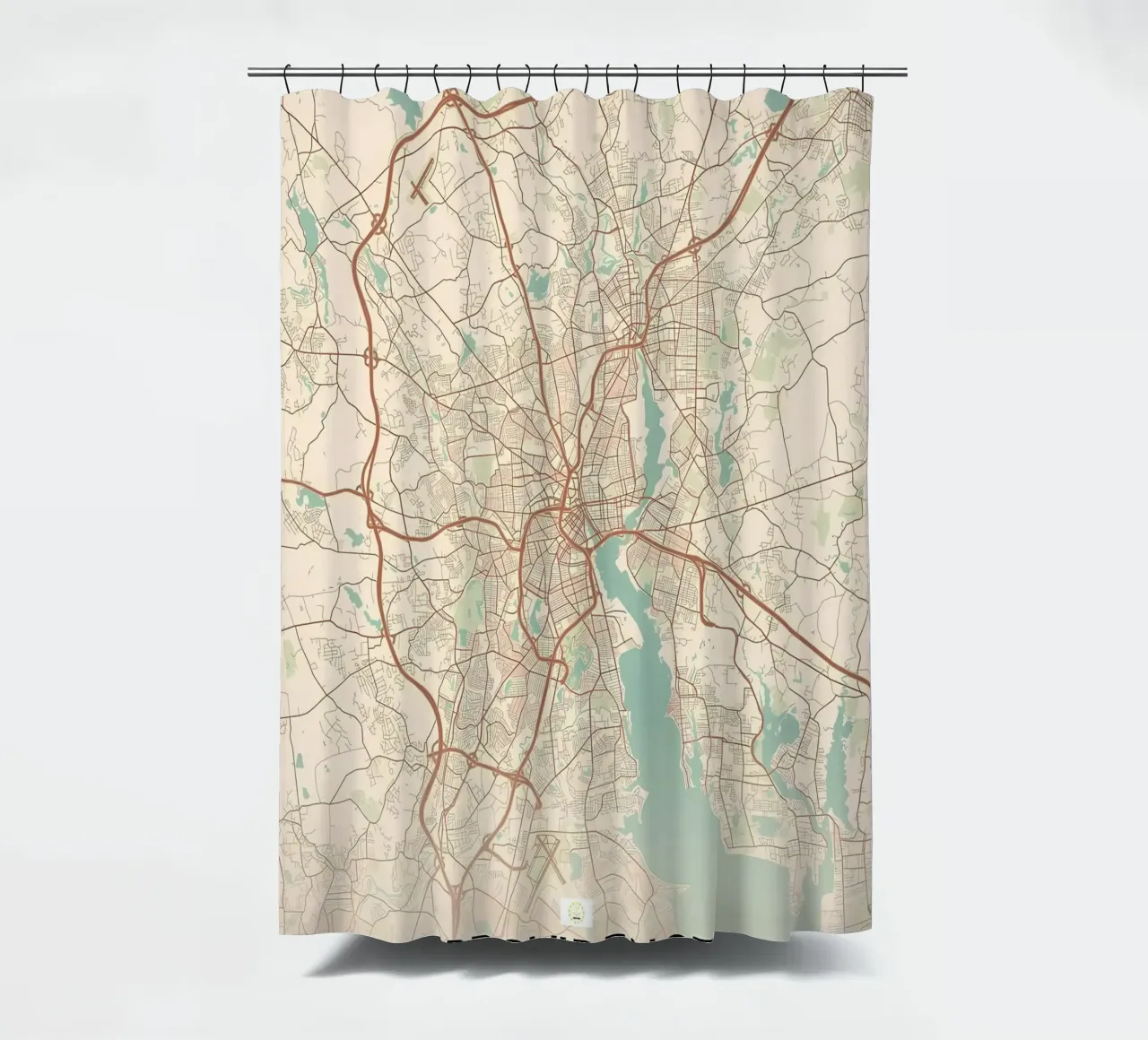 Providence RI shower curtain by Jacob W MICKELSON