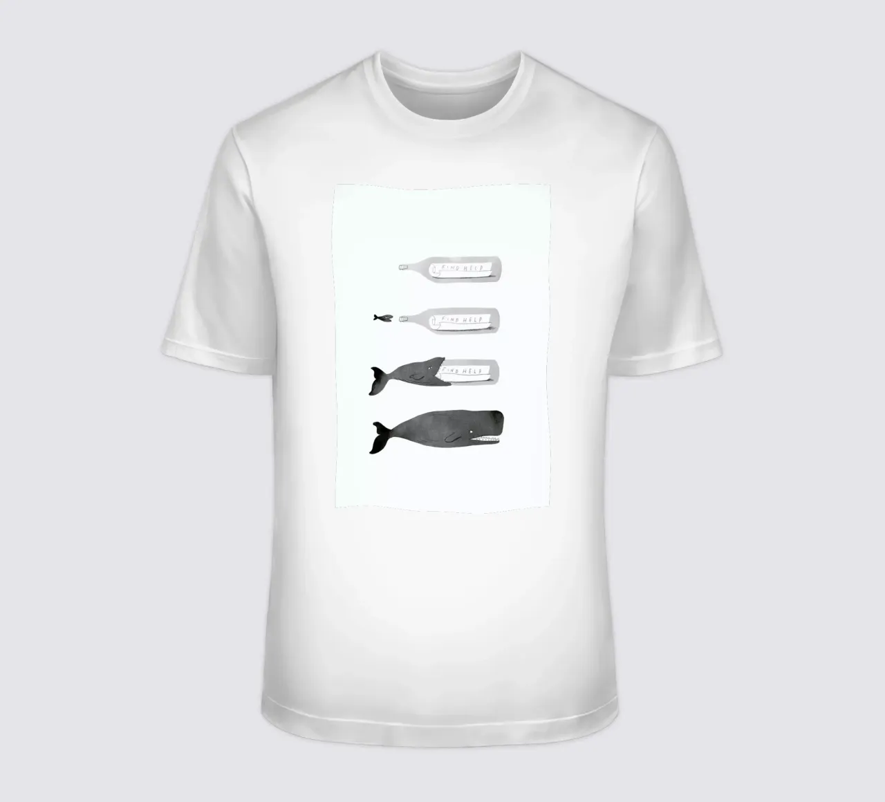 Message In A Bottle t-shirt da Jacques Maes