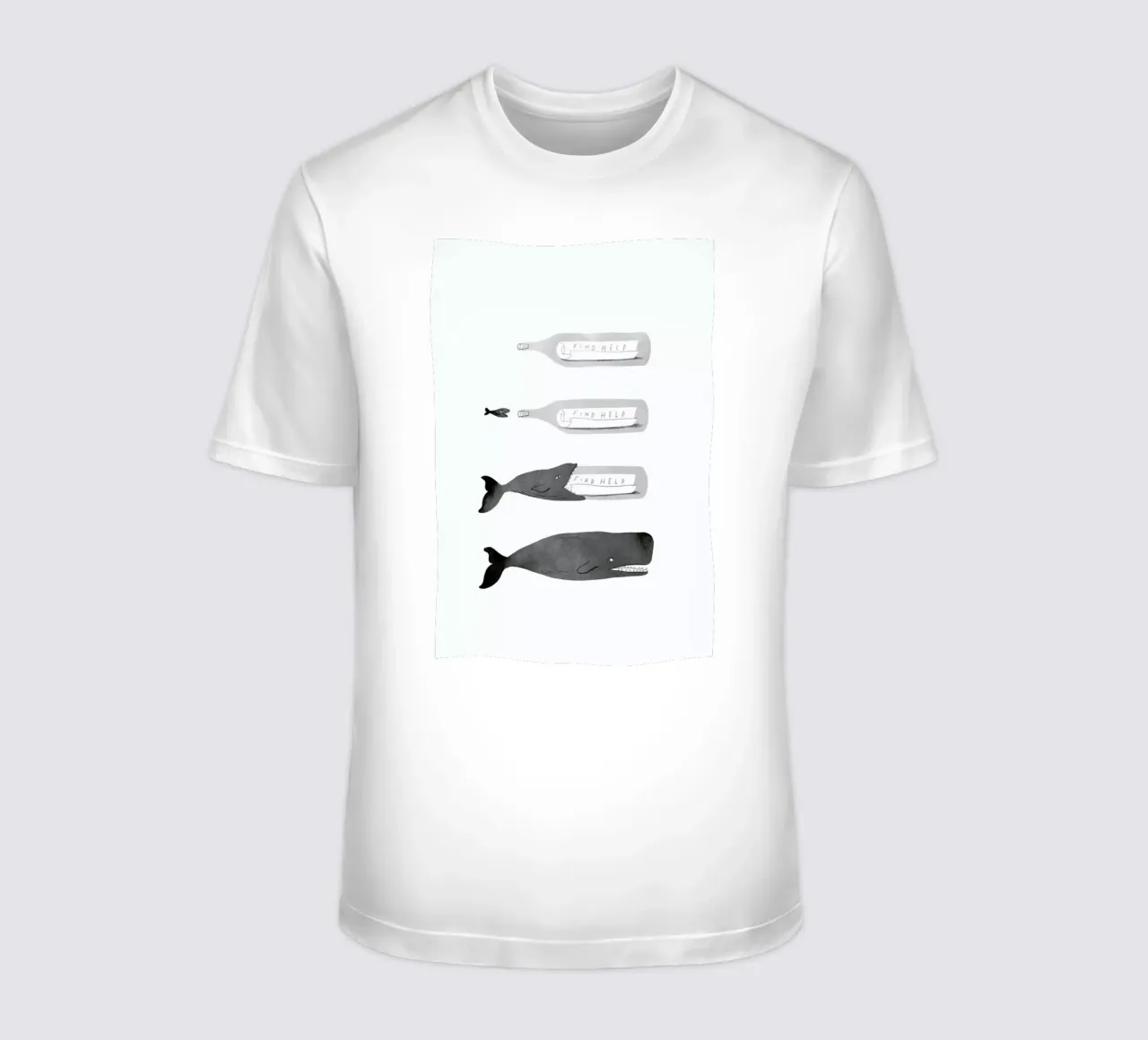 Message In A Bottle t-shirt da Jacques Maes