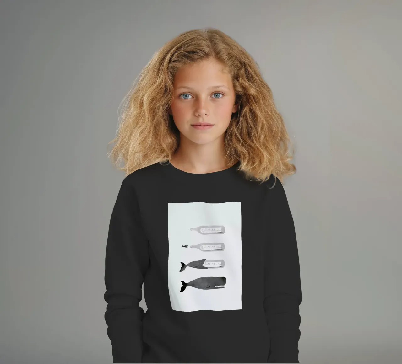 Message In A Bottle felpa bambino da Jacques Maes