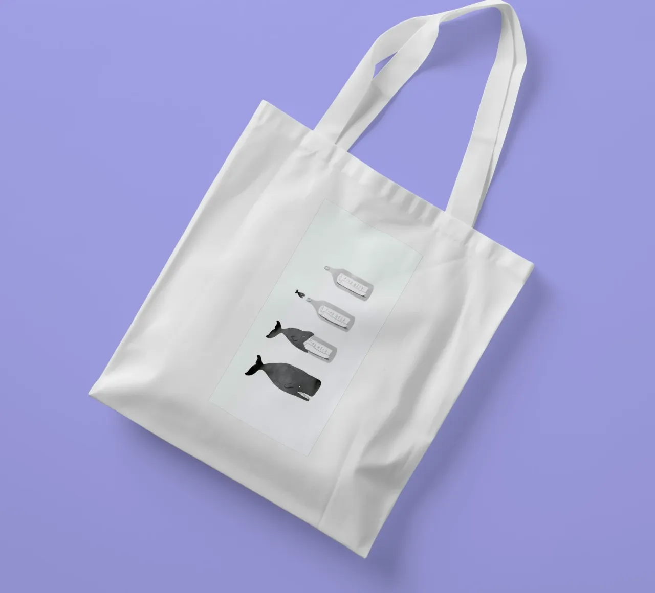 Message In A Bottle borsa in juta da Jacques Maes