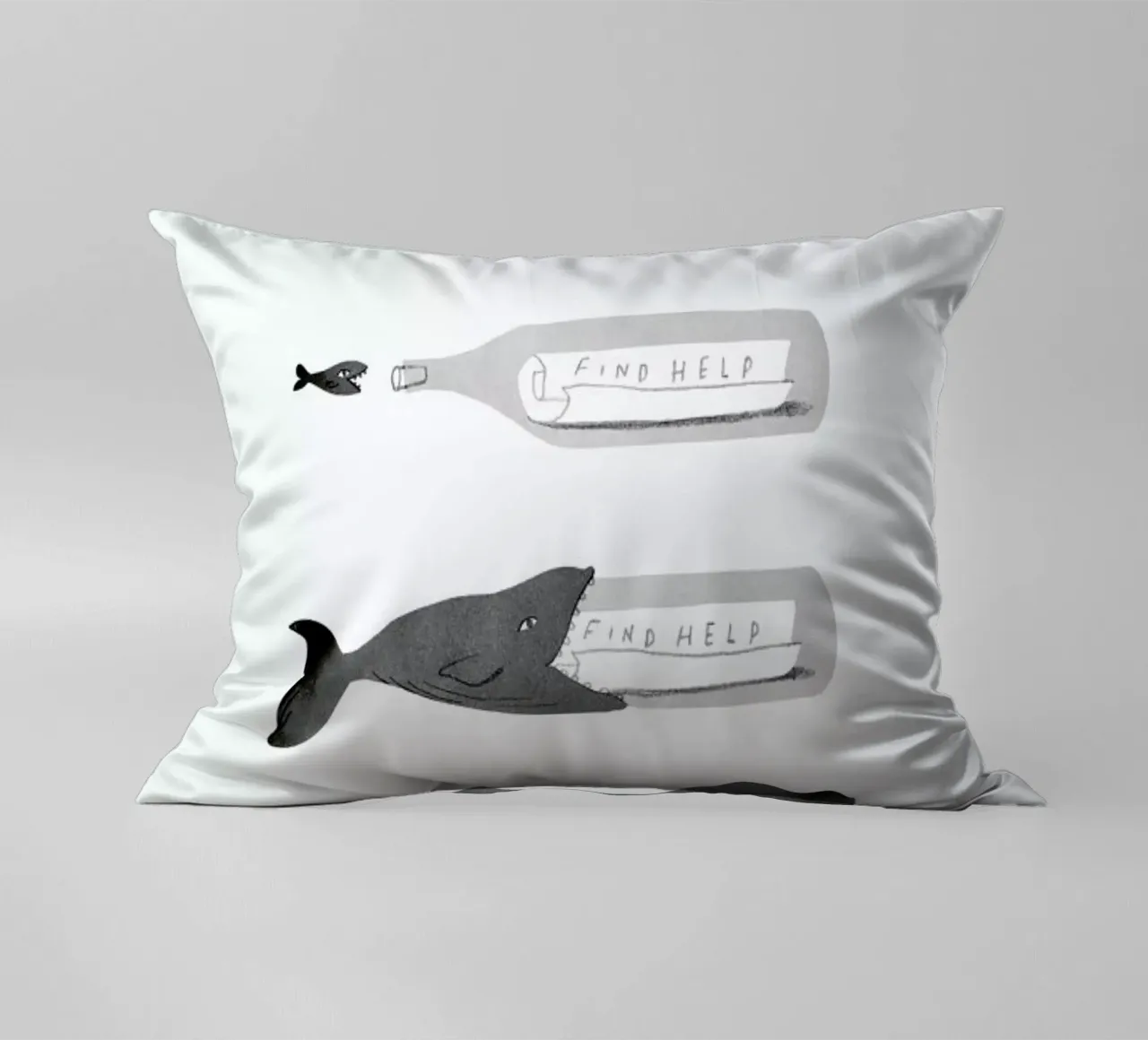 Message In A Bottle cuscino da Jacques Maes