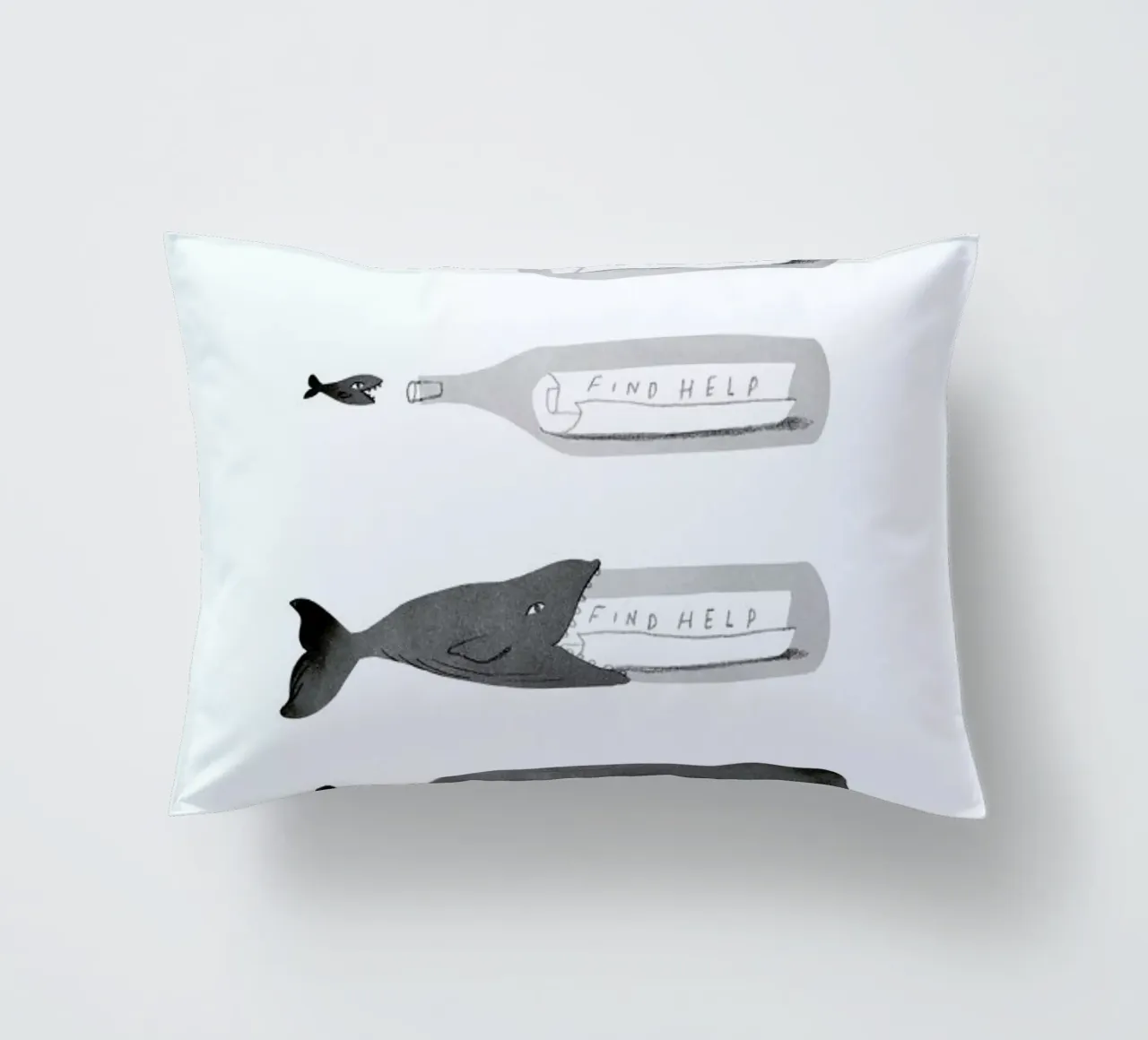 Message In A Bottle cuscino da Jacques Maes