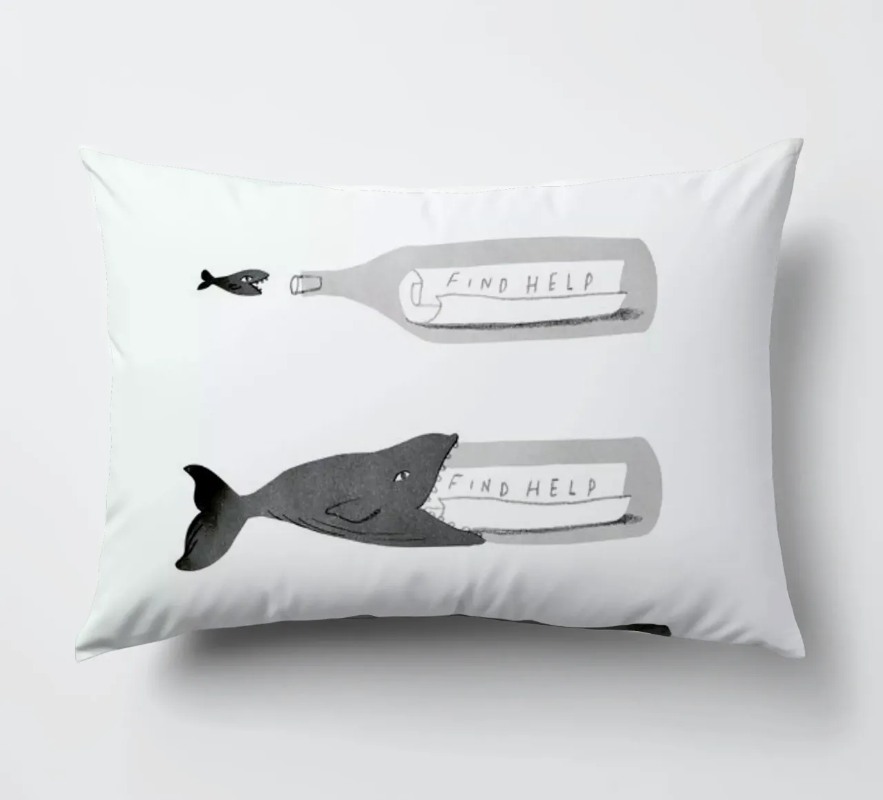 Message In A Bottle cuscino da Jacques Maes