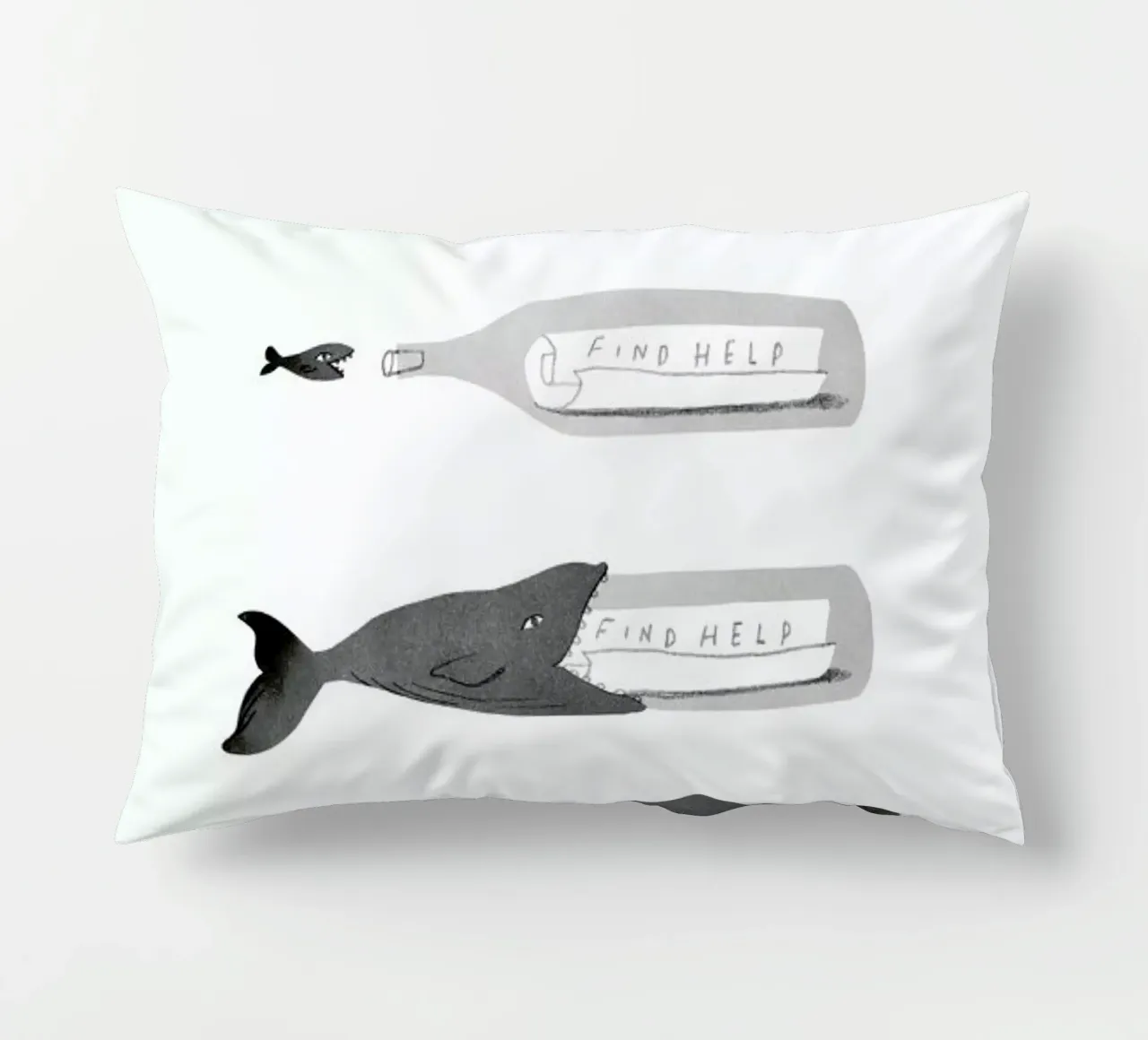 Message In A Bottle cuscino da Jacques Maes