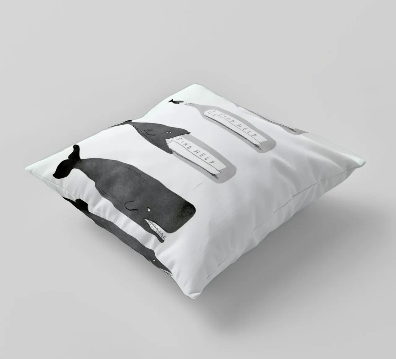 Message In A Bottle cuscino da Jacques Maes