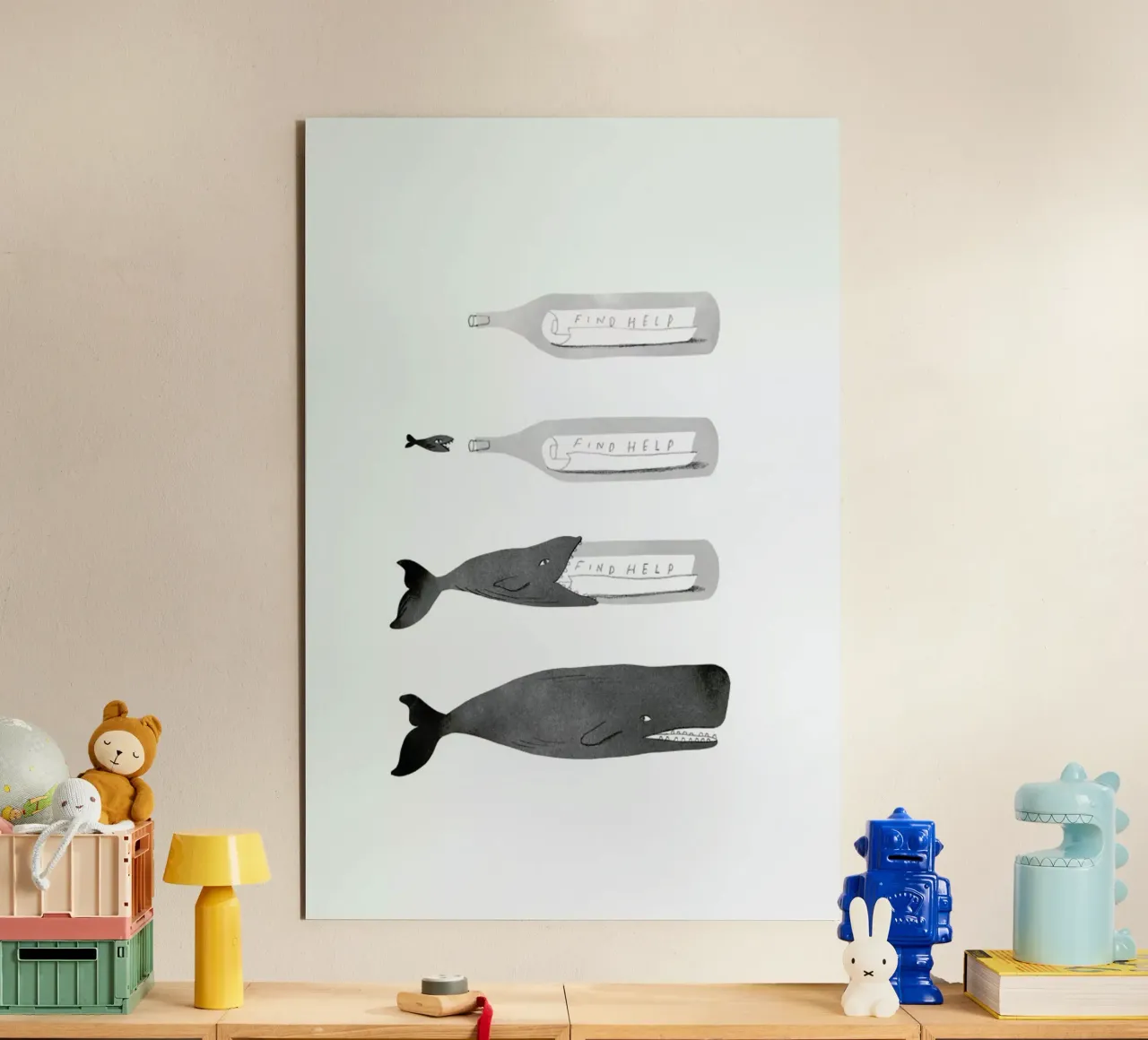 Message In A Bottle alluminio dibond da Jacques Maes