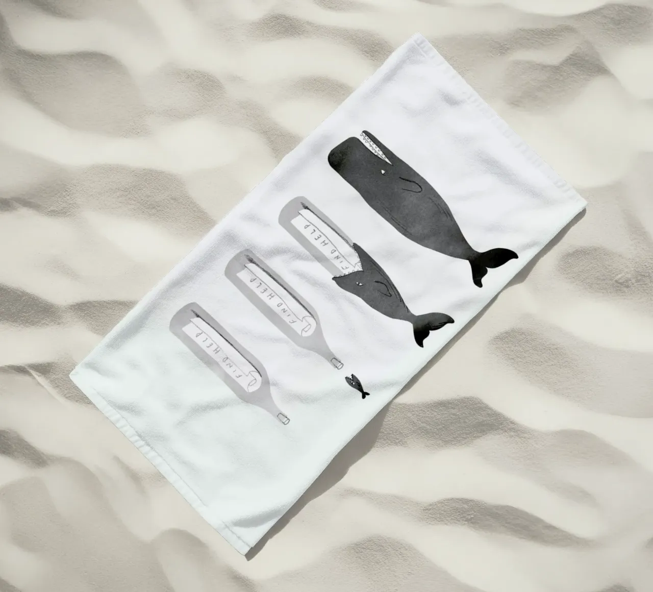 Message In A Bottle telo mare da Jacques Maes