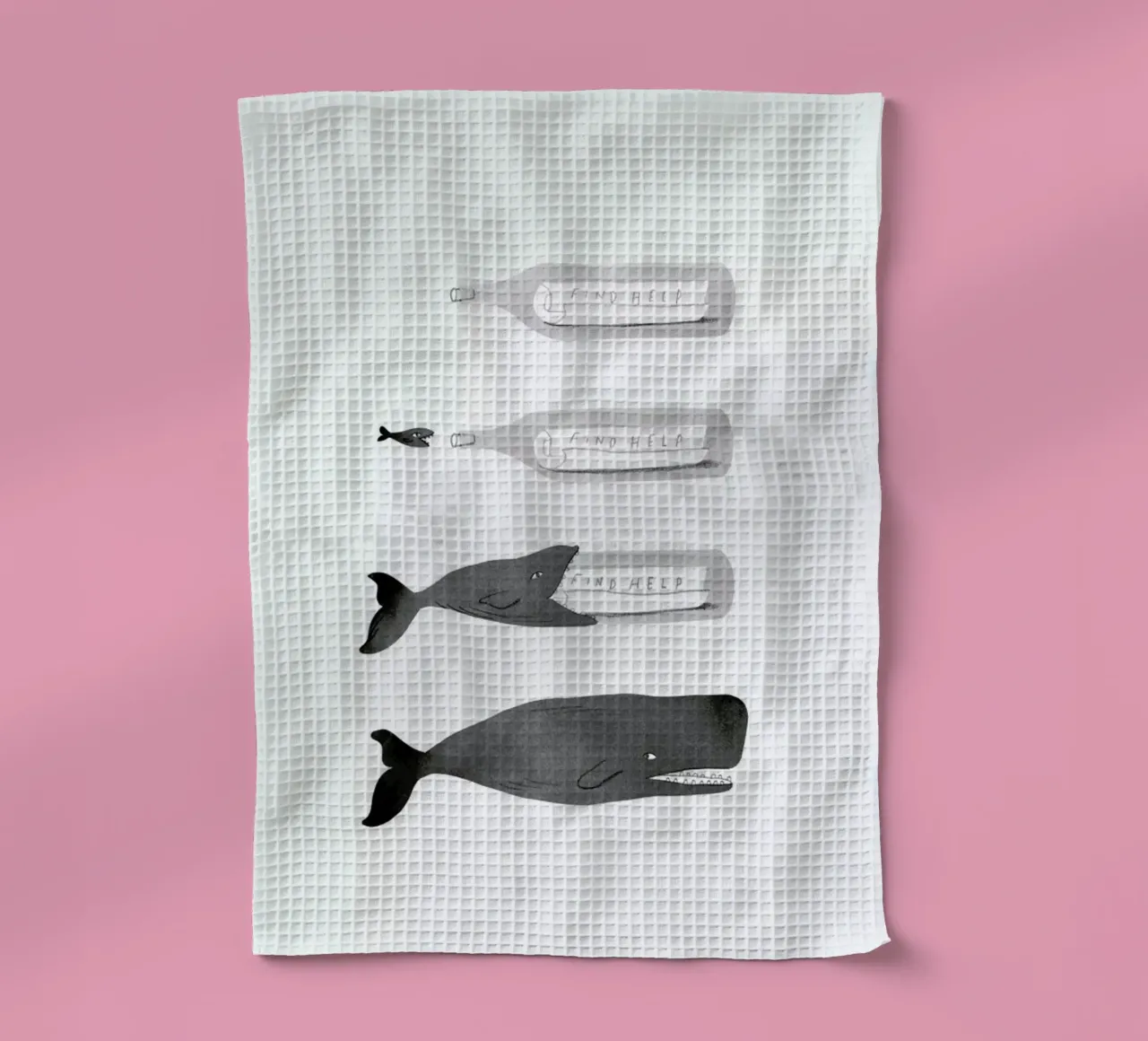 Message In A Bottle torchon de Jacques Maes