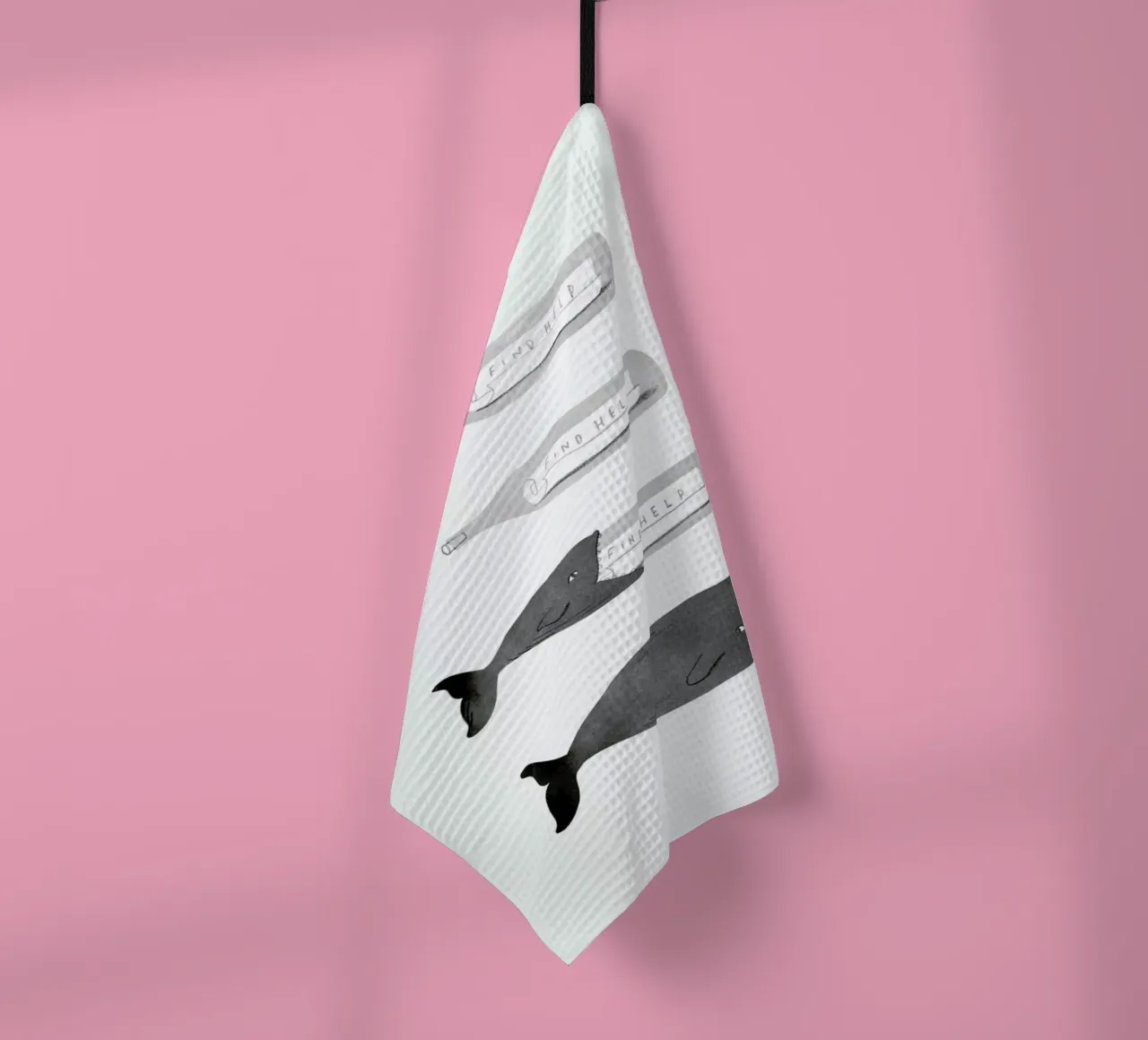 Message In A Bottle torchon de Jacques Maes