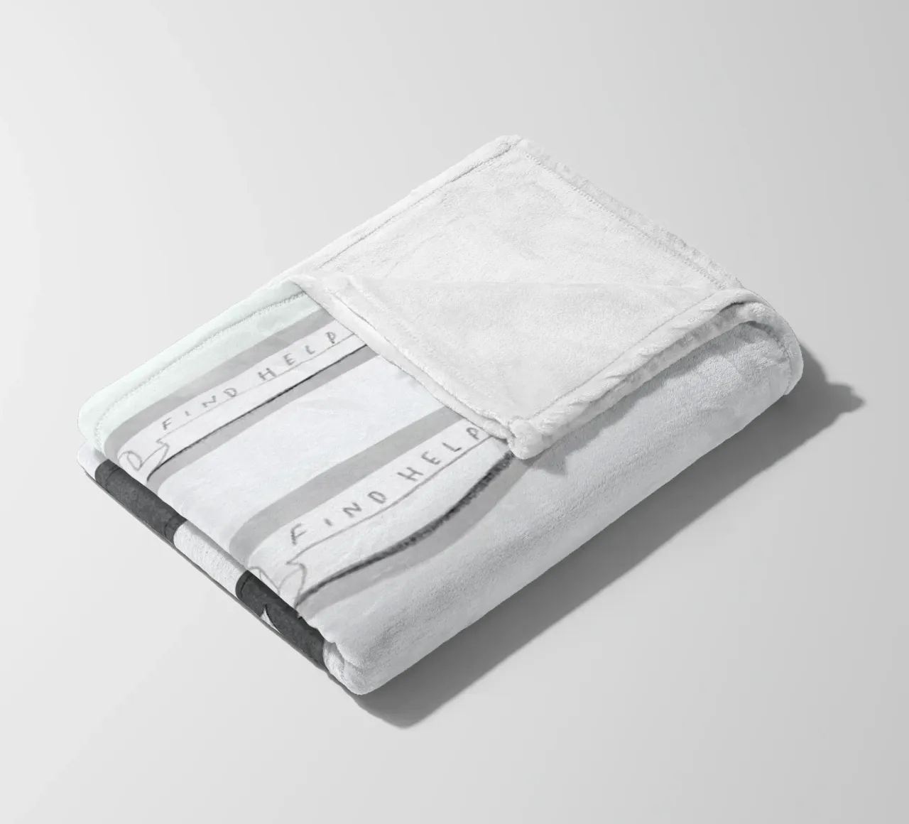 Message In A Bottle coperta in pile da Jacques Maes