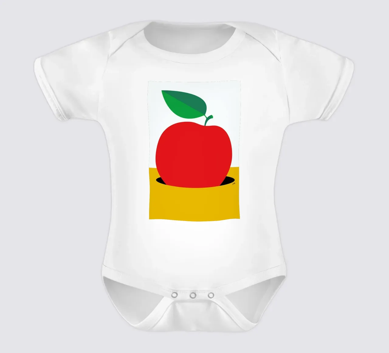 Apple 2 body neonato maniche corte da Pietari Posti