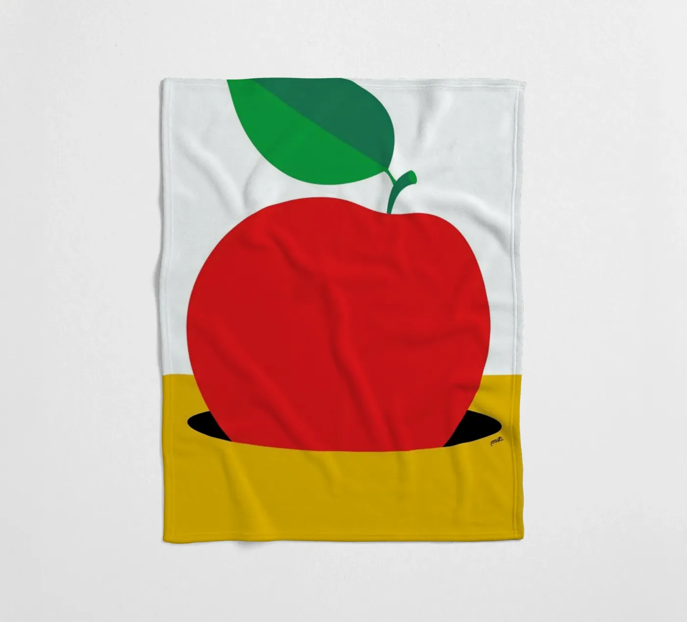 Apple 2 Fleecedecke von Pietari Posti