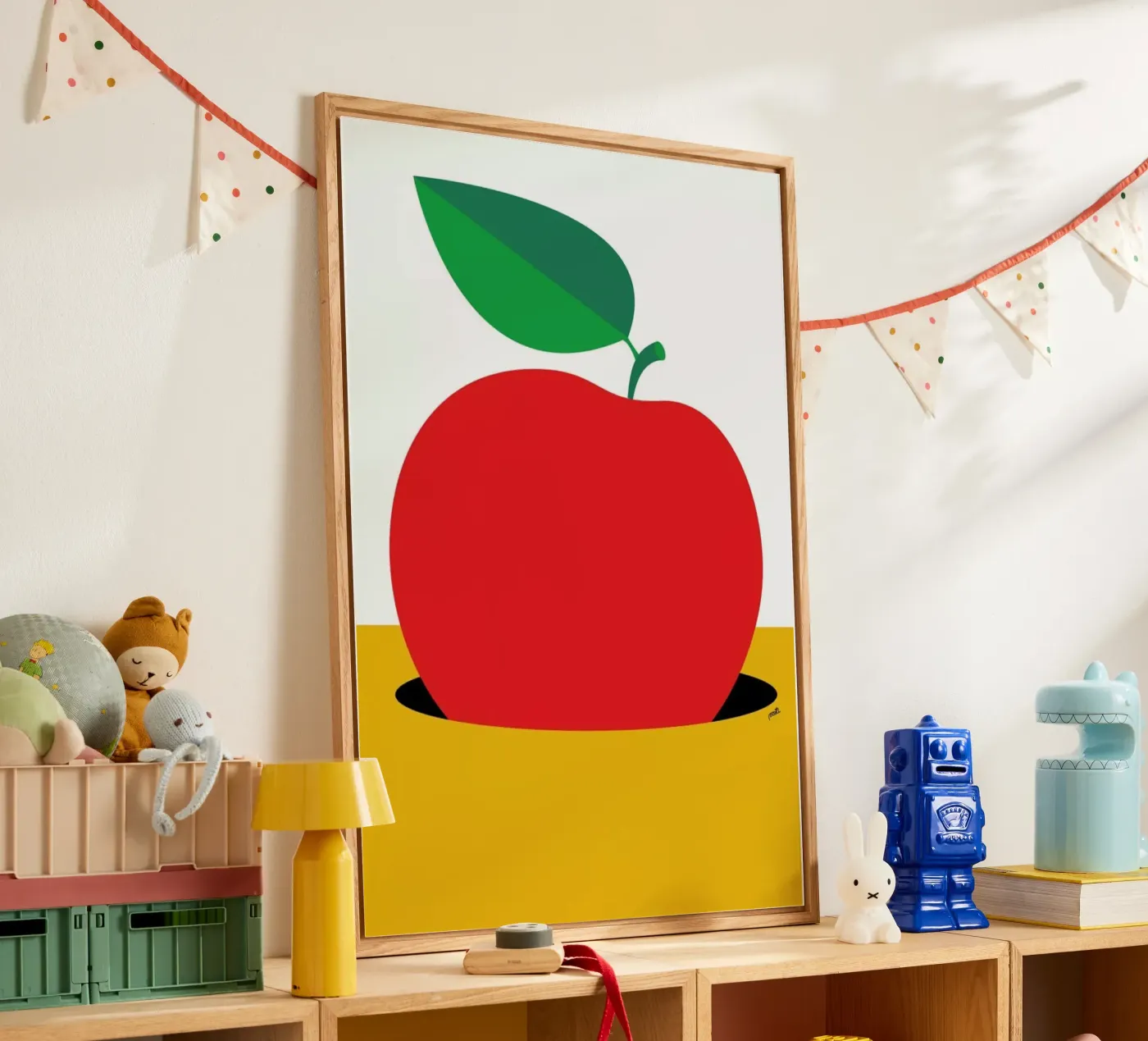 Apple 2 acryl van Pietari Posti