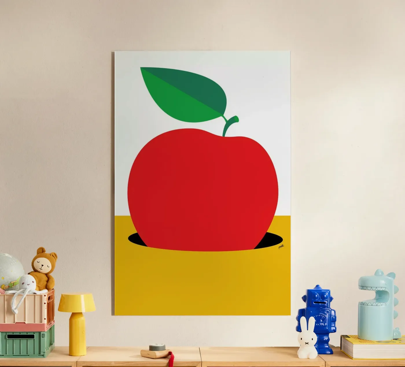 Apple 2 acryl van Pietari Posti