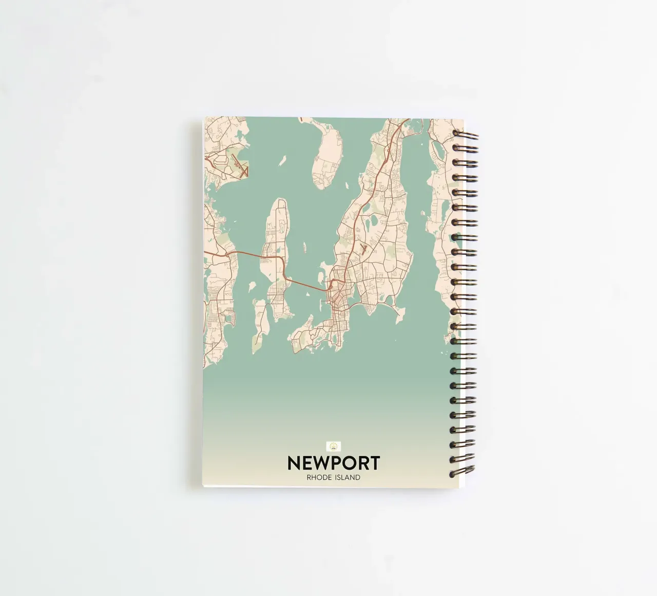 Newport RI spiral notebook by Jacob W MICKELSON