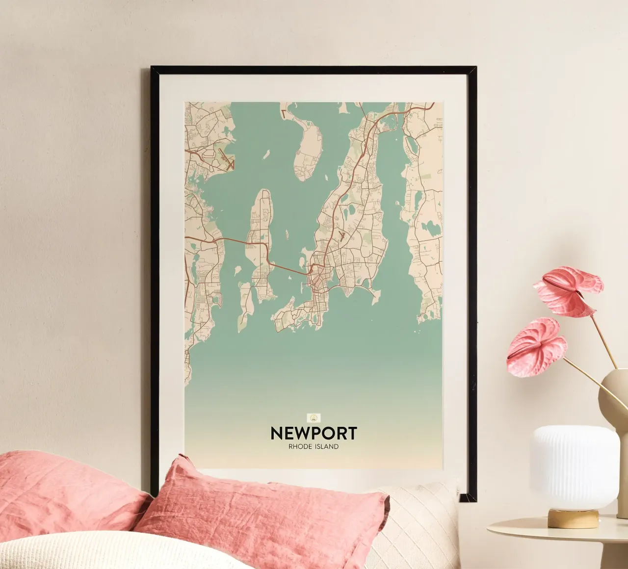 Newport RI carta hahnemühle da Jacob W MICKELSON